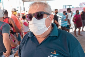 Para Edmundo Baracho, a vacinação é um ato de cidadania. Foto: Victor Vercant