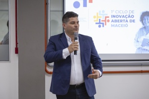Subscretário Emanuel Valença afirmou que a Sedciti ficou impressionada com qualidade das propostas apresentadas. Foto: Alisson Frazão/Secom Maceió