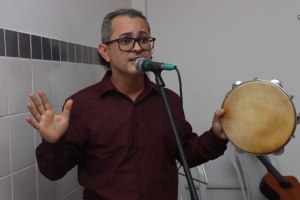 Coordenador doe Ação Cultural, Tércio Smith. Foto: Pâmela de Oliveira (estagiária)/Ascom Semed