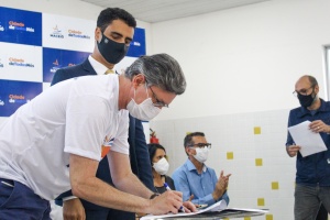 O Alfabetiza Maceió busca superar as dificuldades no aprendizado da Língua Portuguesa dos estudantes. Foto: Luan Oliveira / Ascom Semed