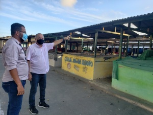 Feira antiga do mercado Benedito Bentes também recebeu novas telhas (foto: Ascom Semtabes)