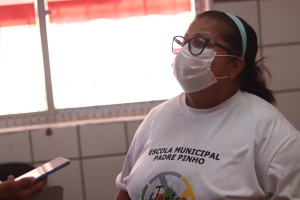 Vice-diretora destacou o impacto das mudanças climáticas nas chuvas. Foto: Luan Oliveira / Ascom Semed