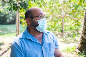 Coordenador Ambiental, Valdir Martiniano sugere formas sustentáveis de melhor aproveitamento da área / Foto: Itawi Albuquerque