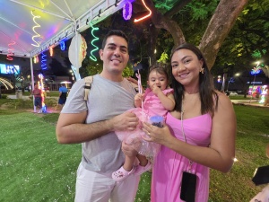 João Jaques, Débora e Cecília. Foto: Beto Macário/Secom Maceió
