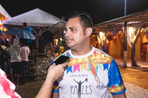 Presidente da Liga dos Cocos de Roda em Alagoas, Elves Pereira. Foto: Micael Oliveira / Secom Maceió