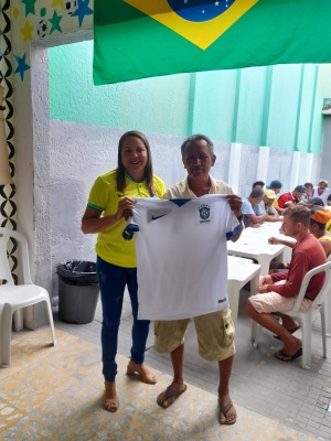 Educadora Social, Maria Claúdia, trabalha com pessoas em situação de rua desde há 11 anos. Foto: cortesia