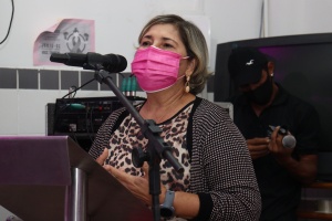 Diretora de gestão educacional da Semed, Tânia Almeida. Foto: Julita Bittencourt/Ascom Semed