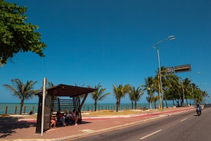 Espaço ganhou paisagismo e convida pessoas a contemplar a paisagem / Foto: Alisson Frazão