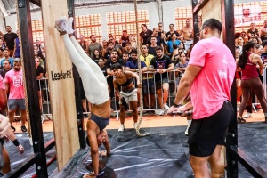 Participantes durante uma das provas.