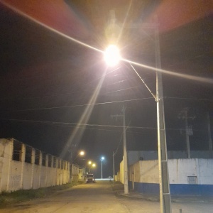 Iluminação foi restaurada e agora a população pode transitar com segurança. Foto: Sima