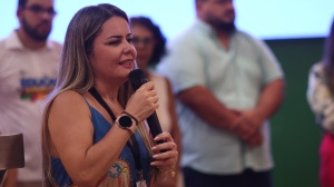 Coordenadora da Educação Infantil, Patrícia Siqueira. Foto: Daniel Marinho/Ascom Semed