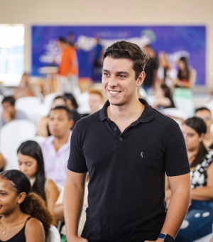 Secretário de Juventude e Lazer de Maceió, Caio Bebeto. Foto: Jonathan Lins/Secom Maceió