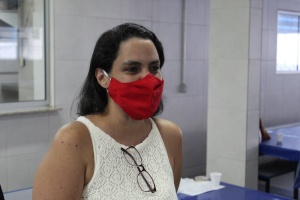 Coordenadora de Alimentação e Nutrição Escolar, Anna Carla Luna. Foto: Ascom Semed
