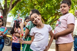Crianças participaram das atividades. Foto: Felipe Sóstenes/Secom Maceió