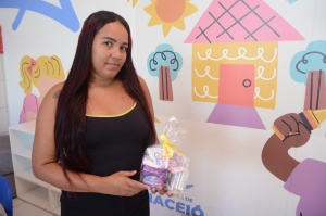 Juliana Santos, 27 anos: ‘eu amo ser mulher’. Foto: Beto Macário/ Secom Maceió