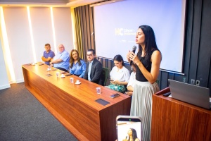 Camila Porciúncula, gestora do Maceió Saúde, destacou ganhos da iniciativa. Foto: David Silas/Ascom Maceió Saúde