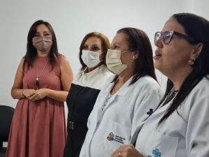 Secretária-adjunta de Gestão em Saúde, Roberta Borges, ressaltou identificação da gestão da Saúde com atribuições da pasta. Foto: Ascom SMS