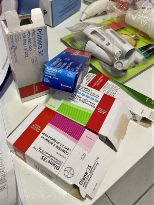 Apreensão de medicamentos. Foto: Vigilância Sanitária