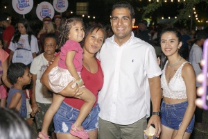 O presidente da Câmara de Vereadores de Maceió Galba Neto prestigiou a sessão no Osman Loureiro.