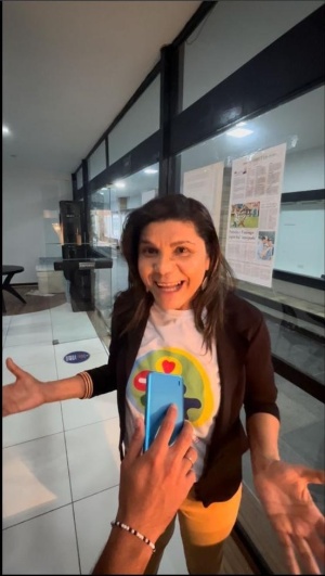 Pedagoga da Semed, Luzia Rodrigues. Foto: Ascom Semed.