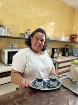 Servidora Girlene da Silva. Foto: Ascom Semtur.