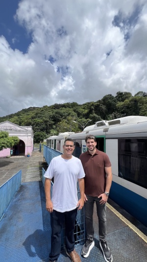 Eduardo Monteiro e Max Ferreira. Foto: ascom Semtur