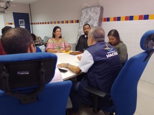 Parceria entre a Semas e a Casa de Ranquines foi reafirmada. Foto: Ascom Semas