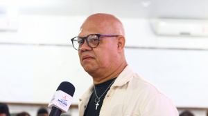 Coordenador do núcleo, Jefferson Simons. Foto: Natália Luiza/Ascom Semed