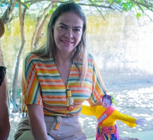 Joselma Mesquita é diretora da Creche Municipal Benevides Epaminondas. Foto: Hilderlan Oliveira/Ascom Semed