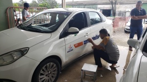 Cinco empresas estão autorizadas para realizarem o serviço. Foto: Ascom SMTT.