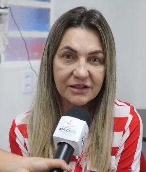 Walkíria Ramalho atua na Semed como profissional de Educação Física e atualmente trabalha como técnica do setor de Projetos e Programas Suplementares. Foto: Ascom Semed