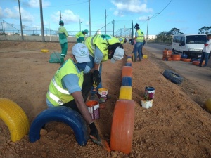 Objetos recolhidos auxiliam na revitalização de pontos de descarte irregular. Foto: Ascom Sudes
