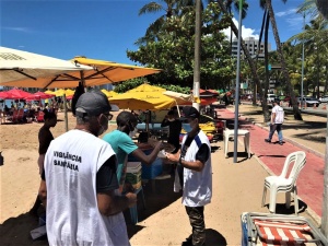 Ações de fiscalização da Vigilância Sanitária de Maceió. Foto: Ascom SMS