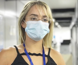 Nutricionista da Vigilância Sanitária de Maceió, Vitória Sarah. Foto: Ascom SMS