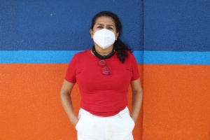 Assessora pedagógica de Alimentação e Nutrição Escolar, Gedida Alves. Foto: Ascom Semed