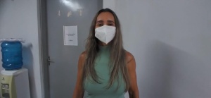 Técnica da Vigilância Epidemiológica, Rosaly Costa. Foto: Ascom SMS