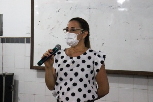 Coordenadora de Programas e Projetos Educacionais, Kátia Lessa. Foto: Julita Bittencourt / Ascom Semed