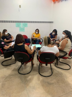 Roda de conversa durante a formação. Foto: cortesia