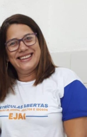 Coordenadora pedagógica da escola, Thâmara Xavier da Silva. Foto: cortesia