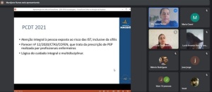 Slide expositivo/explicativo  sobre o tema abordado - Foto - Ascom SMS