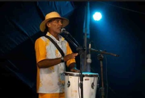 Marcador de quadrilha há 45 anos, Mestre Zé Maria Silva, direcionou os ensaios nas escolas Yeda Oliveira e Selma Bandeira. Foto: cortesia
