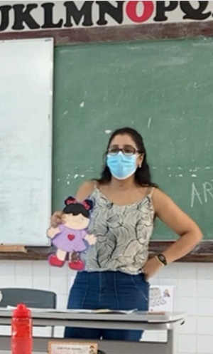 Professora-mestra, Edilene Marques, se especializou enquanto aguardava convocação. Foto: cortesia
