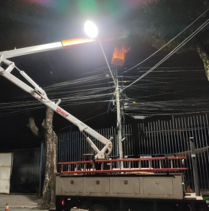 Melhorias na iluminação vão garantir segurança a quem transita pela região. Foto: Ascom Sima