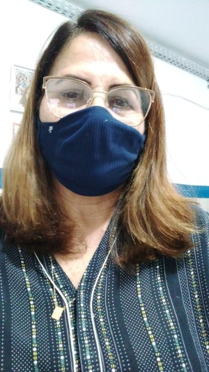 Diretora da Escola Marechal Floriano Peixoto, Socorro Peroba, destacou importância da Jornada Científica. Foto: cortesia