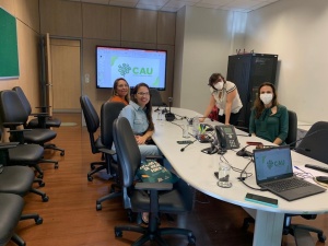 Comitiva se reuniu no Ministério do Meio Ambiente.