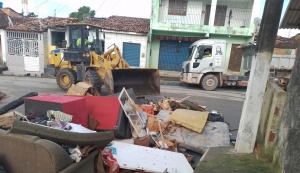 Muitos itens foram descartados de forma irregular pela população. Foto: Ascom Sudes