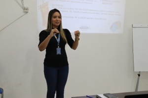 Coordenadora de Projetos e Programas Suplementares, Lívia Lima. Foto: Daniel Marinho
