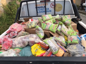 Produtos apreendidos foram encaminhados ao descarte no aterro sanitário. Foto: Visa de Maceió