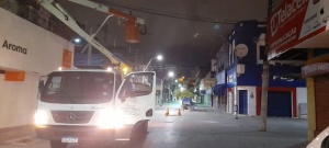 Luminárias receberam as manutenções necessárias. Foto: Ascom Sima
