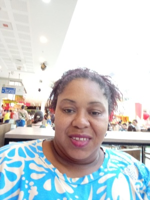 Rita de Cássia, 45 anos, aluna do professor Tenório no EJAI. Foto: arquivo pessoal